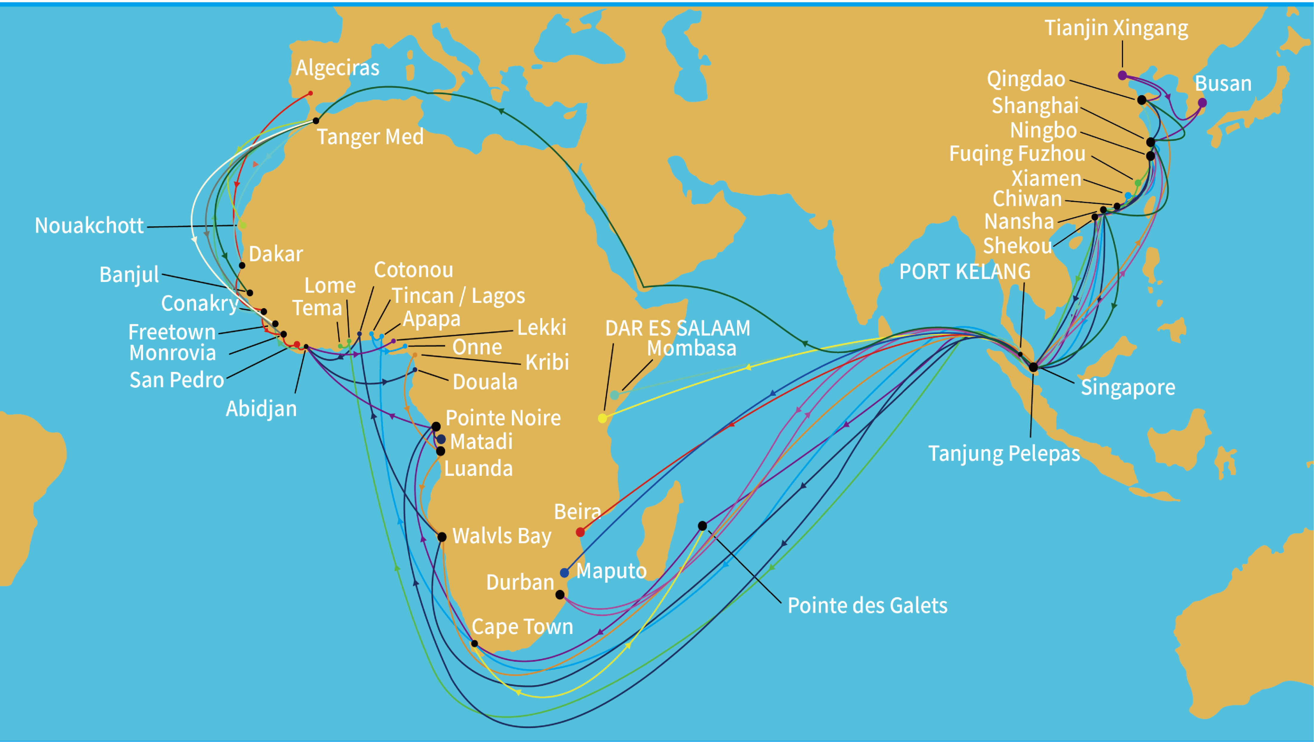 2026 China-Africa Sea Freight Rate Index v5 | 46 Portus FCL/LCL/Break Bulk Q3
